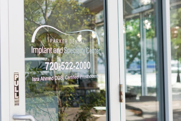 Entryway and exterior of Parker Dental Implant and Specialty Center office